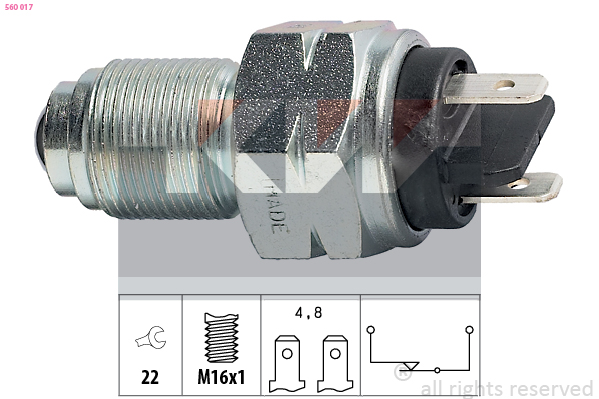 KW Tolatólampa kapcsoló 560017_KW